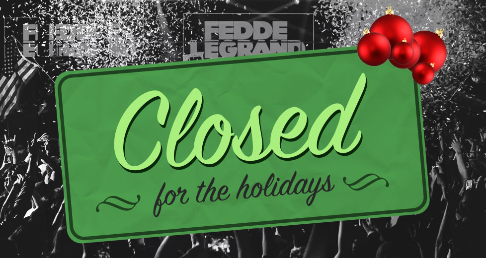 Las Vegas Nightclubs Closed for the Holidays