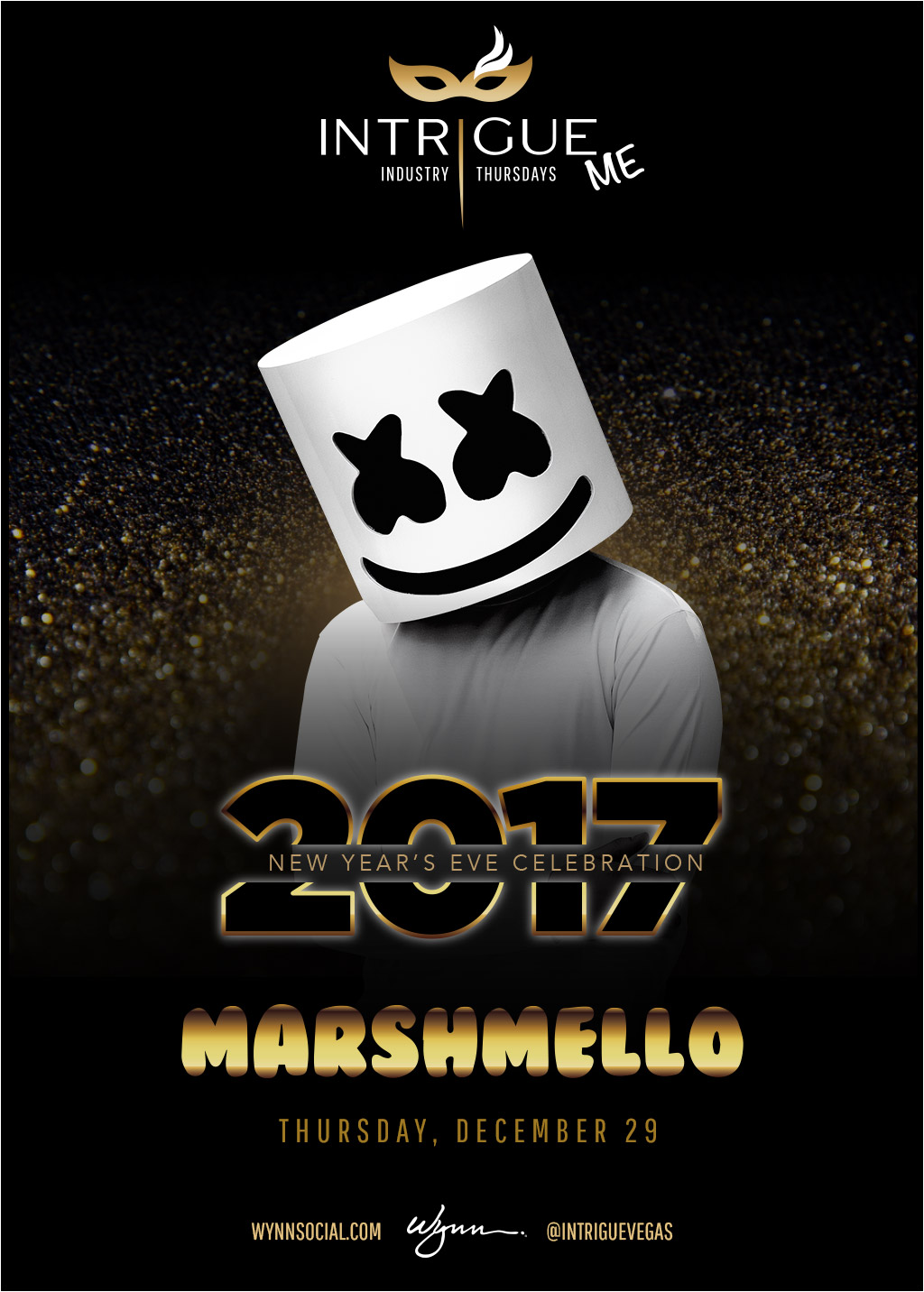 Marshmello at Intrigue Nightclub on Thursday, December 29 | Galavantier