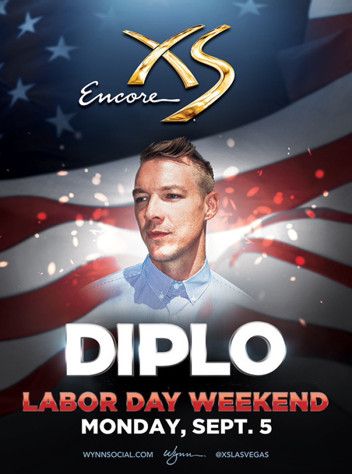 Diplo - Labor Day Weekend at XS Nightclub on Monday 