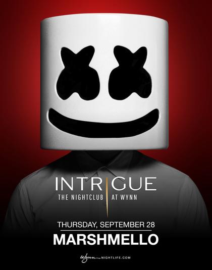 Marshmello at Intrigue Nightclub on Thursday, September 28 | Galavantier