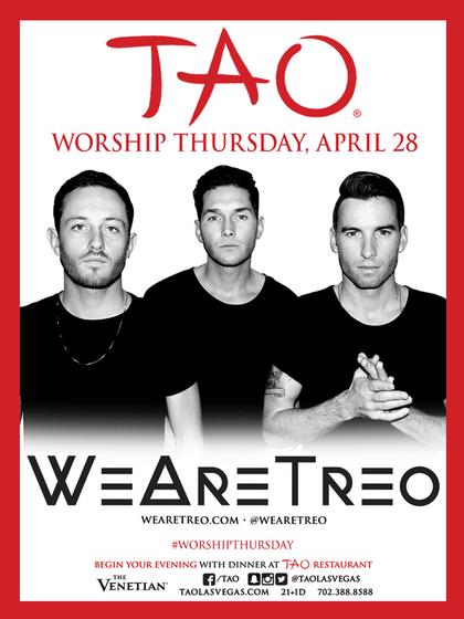 We Are Treo at TAO Nightclub on Thursday, April 28 | Galavantier